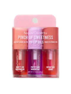 BEAUTY CREATIONS TRÍO DE ACEITES LABIALES PINCH OF SWEETNESS PH
