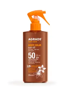 AGRADO ACEITE SOLAR ACELERADOR DEL BRONCEADO SPF8 200ML