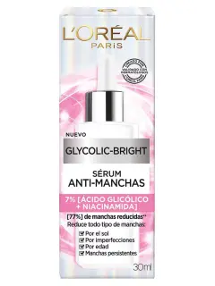 LOREAL GLYCOLIC-BRIGHT SÉRUM ANTI-MANCHAS 30ML