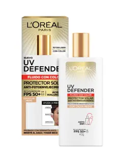 LOREAL PARIS PROTECTOR SOLAR DIARIO UV DEFENDER FPS 50+ 40GR