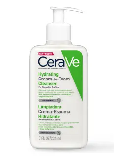 CERAVE LIMPIADORA CREMA ESPUMA HIDRATANTE 236ML