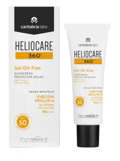CANTABRIA LABS FOTOPROTECTOR HELIOCARE 360° GEL OIL FREE DRY TOUCH PARA PIEL GRASA 50ML