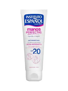 INSTITUTO ESPAÑOL CREMA ANTIMANCHAS CON ROSA MOSQUETA + SPF 20 MANOS PERFECTAS 75ML