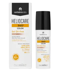 CANTABRIA LABS HELIOCARE 360° OIL-FREE BEIGE, FOTOPROTECTOR PARA PIEL GRASA 50ML
