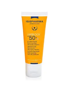 ISISPHARMA UVEBLOCK PROTECTOR SOLAR SPF50+ MEDIUM FLUIDO TINTE 40ML