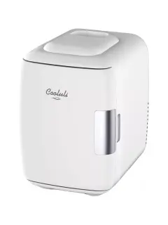 COOLULI MINI NEVERA BLANCA CON CAPACIDAD PARA 4L