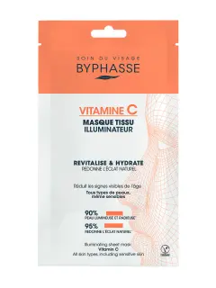 BYPHASSE MASCARILLA TISSU ILUMINADORA VITAMINA C SKIN BOOSTER 18ML