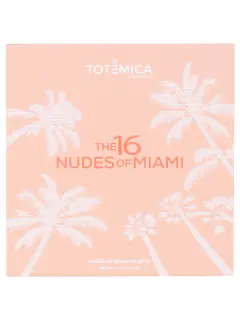 THE 16 NUDES OF MIAMI TOTEMICA PALETA DE SOMBRAS