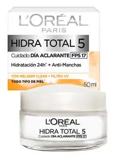 LOREAL HIDRATOTAL 5 CREMA ACLARANTE DIA   50ML