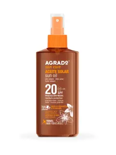 AGRADO ACEITE PARA ACELERAR Y POTENCIAR EL BRONCEADO SPF20 100ML