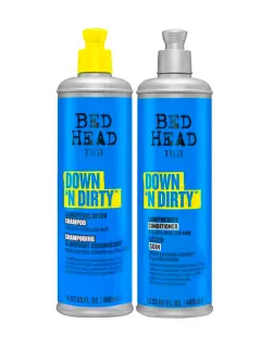 TIGI DOWN 'N DIRTY SHAMPOO+ACONDIONADOR 400ML