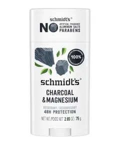 SCHMIDT'S ALUMINUM-FREE VEGAN DEODORANT CHARCOAL & MAGNESIUM 75G