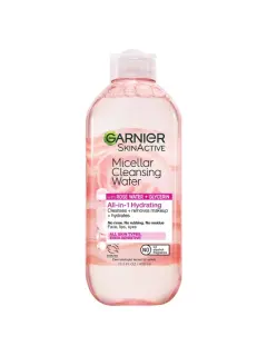 GARNIER AGUA MICELAR TODO EN 1 400ML - AGUA MICELAR DE ROSAS + GLYCERINA
