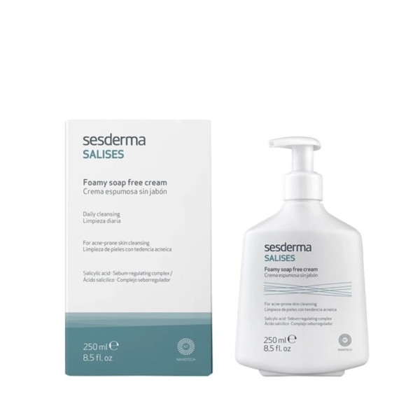SESDERMA SALISES FOAMY SOAP FREE CREAM 250 ML