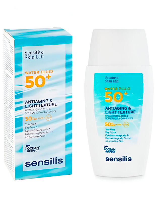 SENSILIS WATER FLUID SPF50+ FLUIDO FOTOPROTECTOR ANTIEDAD 40ML