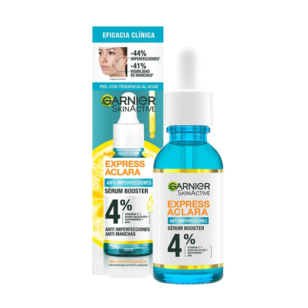 GARNIER SERUM BOOSTER ANTI-IMPERFECCIONES EXPRESS ACLARA 30ML