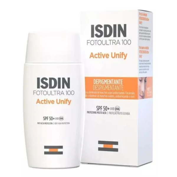 ISDIN ACTIVE UNIFY SIN COLOR SPF 50+ 50ML